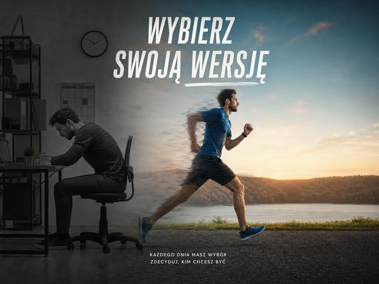Wybierz swoją wersję — od biurka do biegu nad jeziorem